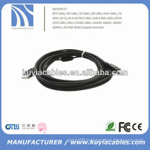 BLACK USB CABLE PRINTER AM TO BM FOR HP